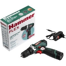 Дрель-шуруповерт Haммer ACD12CS, 12 В, 1,5 Ач, 26 Нм, щеточный