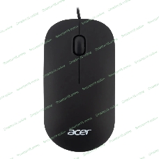 Мышь проводная Acer OMW122 черный, 1200 dpi, USB, кнопки - 3