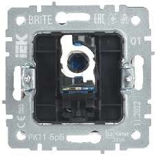 Розетка компьютерная IEK BRITE РК11-БрБ RJ45 кат.6 белый