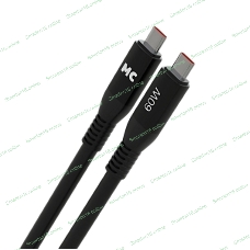 Дата-кабель MORE CHOICE (4620202554529) K83aa USB 3.0A PD 60W для Type-C Type-C - 1 м, черный