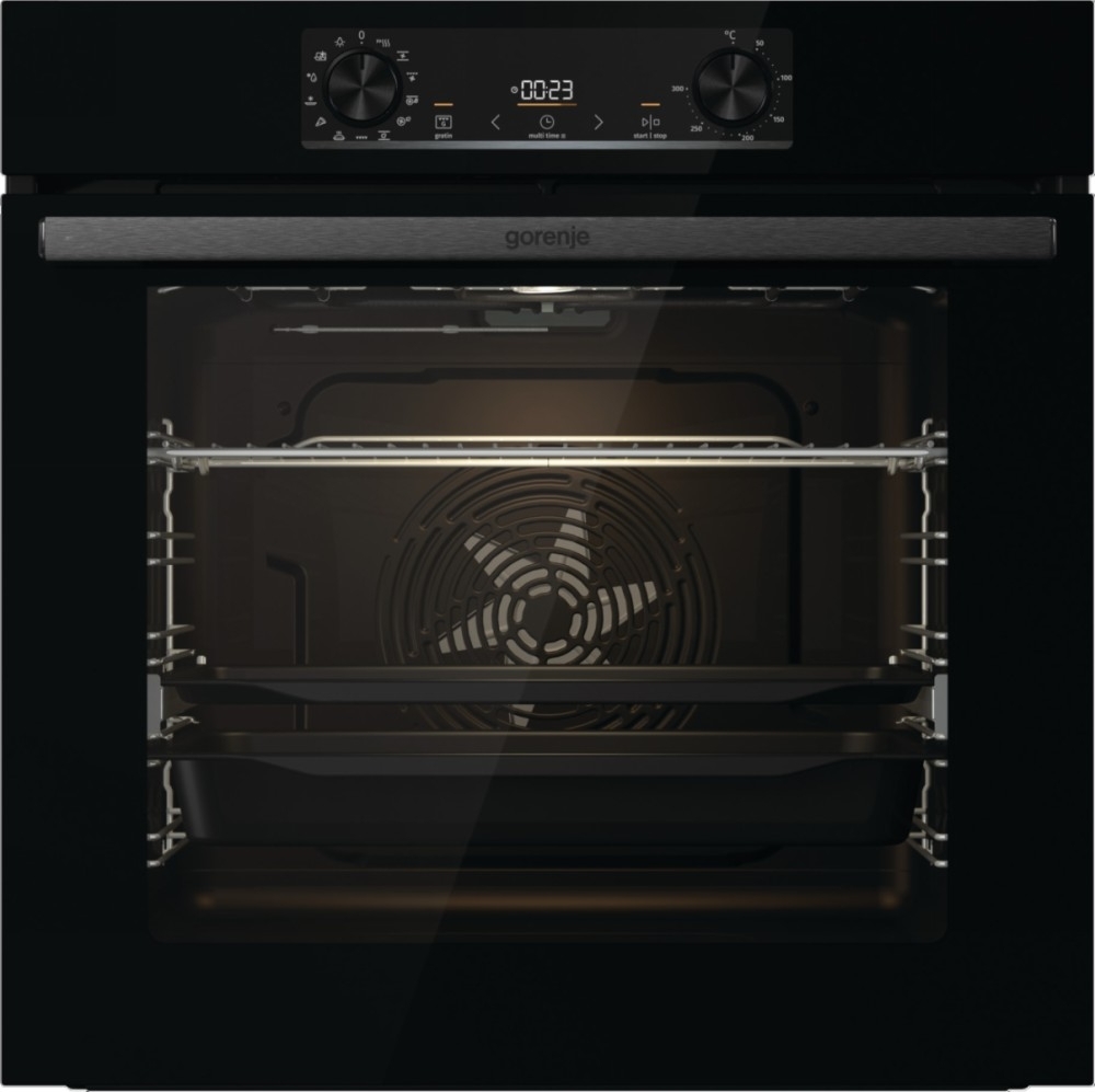 Встраиваемый электрический духовой шкаф Gorenje BOS6737E13BG , 77 л, 300 °C, конвекция, электрический гриль, термощуп, класс A