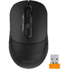 Мышь беспроводная A4Tech Fstyler FB10CS черный, 2000 dpi, радиоканал, Bluetooth, USB, кнопки - 4