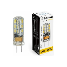 Лампа светодиодная Feron LB-420 2Вт 12в G4 теплый капсульная