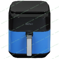 Аэрогриль Kitfort КТ-2263 синий/черный, 1800 Вт, 6.3 л, сенсор, 8 программ