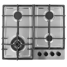 Газовая варочная поверхность Haier HHQ-M64CTX, 4 конфорки, нержавеющая сталь, 8300 Вт