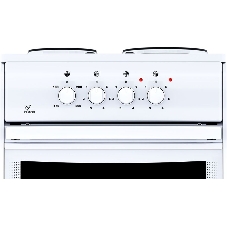 Плита электрическая Flama AE 1304 W белый, конфорок 3 шт, духовка 50 л, 50 см x 85 см x 60 см