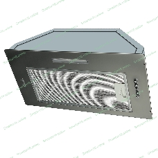 Встраиваемая вытяжка MONSHER ANGERS 60 Acier, ширина 60 см, отвод/рециркуляция, 500 м3/час, механическое кнопочное управление, 3 скорости, светодиодное освещение 1х5 Вт, металлические жироулавливающие фильтры, угольный фильтр KFY (опция), уровень шума 45 дБ, нержавеющая сталь ПРОМО