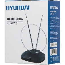 Антенна телевизионная Hyundai H-TAI120 3дБ пассивная черный