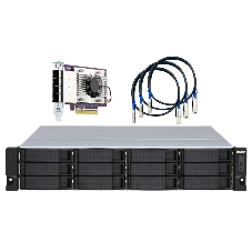 Полка расширения сетевого хранилища без дисков SMB QNAP TL-R1200S-RP SATA 6GB/s JBOD storage enclosure, 12-tray 3,5