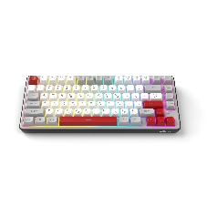 Клавиатура проводная Ritmix RKB-681BL Gray серый-бордовый