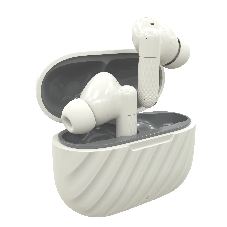 Наушники TWS More choice БВ37 белый/серый, внутриканальные, Bluetooth, сенсорное управление, до 4 ч