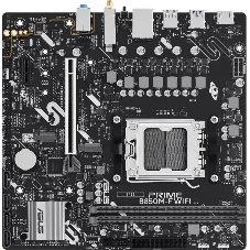 Материнская плата ASUS PRIME B850M-F WIFI, AM5, AMD B850, 2xDDR5, 4xSATA 6Gb/s, 2xM.2, 1xPCIe 5.0 x16, 1xPCIe 4.0 x1, 1xHDMI, 1x1Gb LAN, 2xUSB 5Gbps, 4xUSB 2.0, 3x3.5 мм, 7.1, microATX