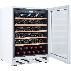 Винный шкаф встраиваемый Cellar Private CP051-1TWH белый, 136 л, 1 отсек, 51 бут.