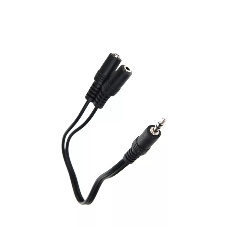 Кабель-адаптер 3.5ST(M)/2*3.5 ST(F), 0.2метра VCOM CV203