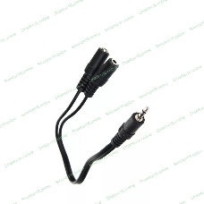 Кабель-адаптер 3.5ST(M)/2*3.5 ST(F), 0.2метра VCOM CV203