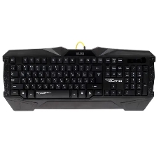 Комплект клавиатура+мышь Qumo Solaris проводной, USB, 2200 DPI, чёрный