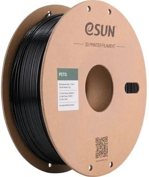 Пластик для принтера 3D Esun PETG175B1P1 PETG 1кг 1цв. черный
