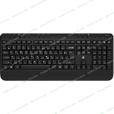 Клавиатура Oklick K257W беспроводная, радиоканал, чёрный