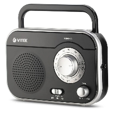 Радиоприемник Vitek VT-3593 (BK) Выходная мощность 1 вт. Динамики 1.Тип батареек UM-2/C