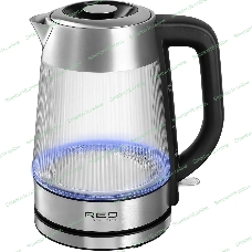 Чайник электрический Red Solution G121 1.8 л, 2200 Вт, черный/серебристый