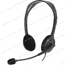 Гарнитура Logitech H111 чёрный, проводная, 3.5 мм