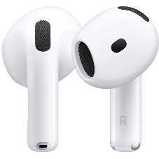 Наушники TWS Apple AirPods 4 ANC белый, вкладыши, Bluetooth, активное шумоподавление, беспроводная зарядка, до 4 ч