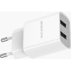 Сетевое зарядное устройство BOROFONE (6931474739148) BA53A Powerway 2USB белый