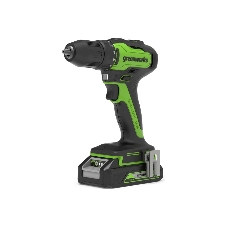 Дрель-шуруповерт GREENWORKS 3704007UA, 24 В, 0 Ач, 90 Нм, бесщеточный