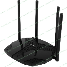 Роутер Mercusys MR70X AX1800 Dual-Band WiFi 6 Router, 574 Mbps at 2.4 GHz + 1201 Mbps at 5 GHz,4× Fixed External Antennas, 3× Gigabit LAN Ports, 1× Gigabit WAN Port, 1024-QAM, OFDMA, Router/Access Point Mode, MU-MIMO, WPA3, TWT, BSS Color