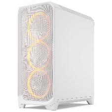 Корпус Fractal Design Meshify 3 White RGB TG Clear Tint, Midi-Tower, белый, 3 x 140 мм