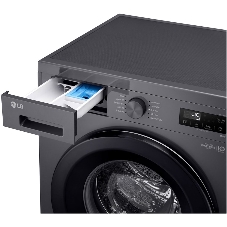 Стиральная машина LG F2Y1TYP6J графит, загрузка фронтальная 8 кг, 1200 об/мин, класс A