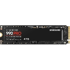 Накопитель SSD Samsung 990 PRO, 4Tb, PCIe 4.0 x4, M.2 2280, NVMe, R/W 7450/6900