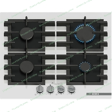 Газовая варочная панель Bosch PPP6A2I40R белый