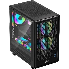 Компьютерный корпус Aerocool/Formula Air Mesh G2 черный без БП mATX 3x120мм 2xUSB 3.0 audio