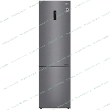 Холодильник LG GA-B509CLSL графитовый двухкамерный 277/107л морозилка снизу, No Frost