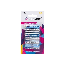 Элемент питания Космос алкалиновый AA/LR06 BP-12 (блист.12шт)