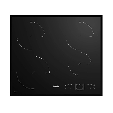 Индукционная варочная поверхность Hotpoint HB 2560S BA, 4 конфорки, стеклокерамика, 7200 Вт