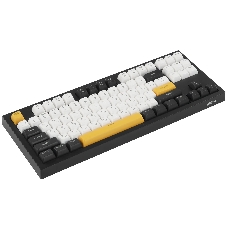 Клавиатура проводная Ritmix RKB-587BL синий-белый-оранжевый