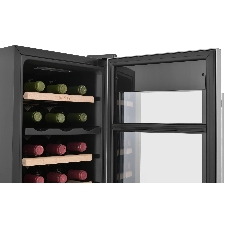 Винный шкаф ZÜGEL ZTWF182DX н/ж сталь, 46 л, 2 отсека, 18 бут.