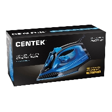 Утюг Centek CT-2351 синий, 2200 Вт, 35 г/мин, 130 г/мин, 300 мл