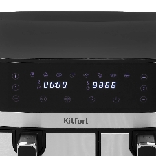 Аэрогриль Kitfort КТ-2261 черный, 2700 Вт, 8.2 л, сенсор, 8 программ