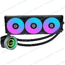 Система жидкостного охлаждения для процессора LIAN LI Galahad II Trinity 360мм G89.GA2T36B.00 черный 120мм алюминий+медь 2450rpm 30db 3-pin
