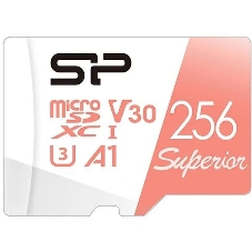 Флеш карта microSD 256Gb Silicon Power Superior A1 microSDXC Class 10 UHS-I U3 100/80 Mb/s