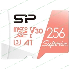 Флеш карта microSD 256Gb Silicon Power Superior A1 microSDXC Class 10 UHS-I U3 100/80 Mb/s