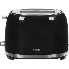 Тостер Centek СТ-1432 черный/стальной, 850 Вт, 2 слота