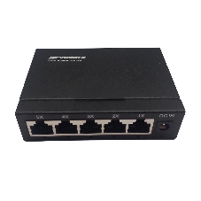 Коммутатор неуправляемый NEOMAX NMS-105P-1000-S, 5 портов 1000 Mbps, металл