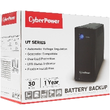 Источник бесперебойного питания CyberPower UTC650EI/650 ВА/360 Вт/4xIEC 320 C13 (компьютерная)
