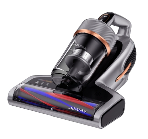 Пылесос для удаления пылевых клещей Jimmy BX7 Pro Max серый/золотистый, 550/700 Вт, уборка сухая, пылесборник контейнер 0,5 л