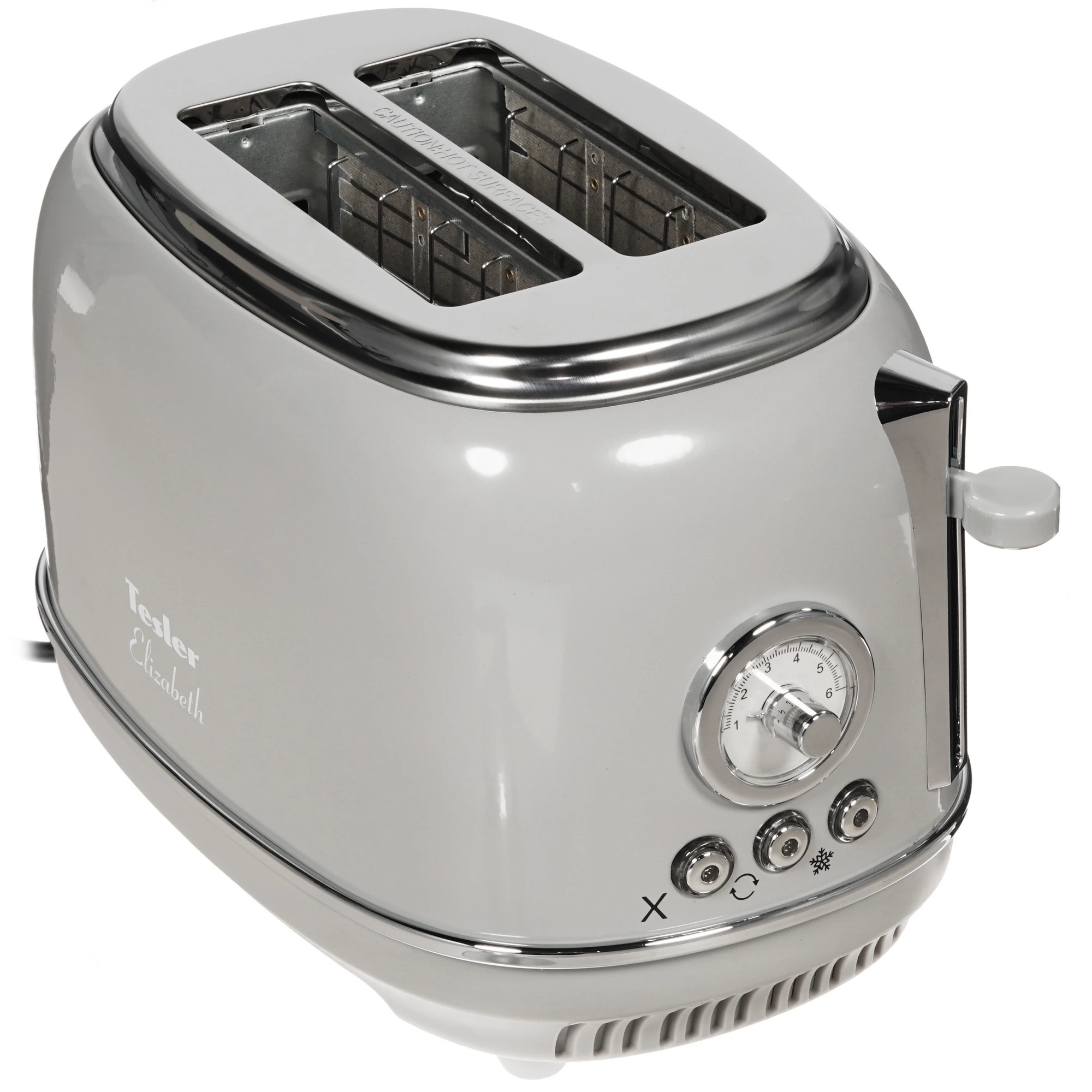 Тостер Tesler TT-245 серый, 815 Вт, 2 слота