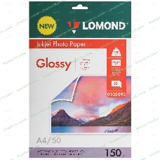 Фотобумага Lomond 0102093 A4/150г/м2/50л./белый глянцевое/глянцевое для струйной печати
